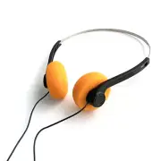 1x Retro Wired Headphones Lightweight Stereo Foam Headsets Noise Reduction