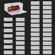 Toys Organizer Storage Case for Hot Wheels Car, for Matchbox Cars, for Mini Cars,1/64 Scale Hot Toy Wheels Display Case Holds 10/40 Cars，Interlocking Hot Car Wheels Storage (White 40 PCS)