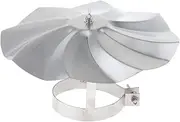 CWOQOCW Chimney Rain Cap, Chimney Flue Cowl Pipe, Roof Vent Cap, Rain Cover,Stove Pipe Cap Suitable For Diameter 6Cm Chimney, Or Stove Pipe