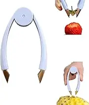 Pineapple Eye Remover,Multifunctional Stainless Steel Cutter and Fruit Corer,strawberry stem remover tool Pineapple Eye Peeler Tweezers Kitchen Gadget Easy to Use