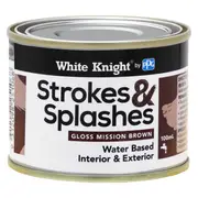 White Knight 100ml Mission Brown Strokes And Splashes Paint