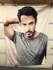 S25- Tony Stark Iron Man Robert Downey Jr.￼ Blanket 4ft X 5ft Fleece