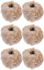 [WRITWAA] 3pairs Furry Hand Cuffs Wrist Warmers for Women Soft Faux Fur Cuffs Stylish Arm Accessories for Skiing Costumes and All Occasions for Celebrations