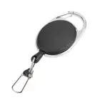 (10pcs)60cm Nylon Wire Rope Retractable Key Chain Stretching Keys Clasp Ant SN