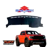 Shevron CHARCOAL DASH MAT for FORD RANGER NEXT GEN RAPTOR 2022-2024 1652 (for: Ford)
