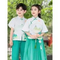 在飛比找ETMall東森購物網優惠-小學生女童古裝中國風表演服