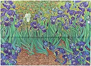 Van Gogh s Irises Document Folder (Wrap Closure)
