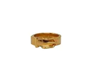 Pre Loved Hermes Golden Belt Scarf Ring Jewelry in Excellent Condition