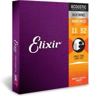 Elixir 11027 Elixir 11027 Nanoweb Coating 80/20 Bronze Acoustic Guitar 6-Stri...