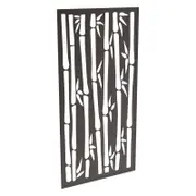 ProtectorAl 300-940w x 941-1840h Black Bamboo Framed Composite Decorative Panel