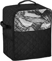 US Stand Mixer Storage Bag Nylon Blender Dust Cover with Removable Slider Cushion Waterproof Blender Storage Bag Lightweight Easy to Use Stand Mixer Dust Cover Suitable for Kitchens(S,black)