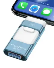 256GB Flash Drive for iPhone Photo Stick,Thumb Drive USB Stick High Speed Tra...