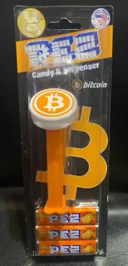 Bitcoin PEZ Dispenser Candy LIMITED EDITION Collectible ONLY 30,000 MADE Crypto