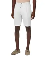 Boggi Milano Cotton Stretch Drawstring Bermuda Shorts