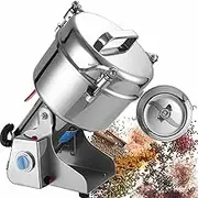 2500G Electric Grain Grinder，4200W Electric Digital Herb Spice Mill，270°Swing Type Power Mill Grinder，with Protection of Overload & Open-Cover-Stop，for Wheat Corn Rice Pepper Herbs