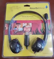 NEW Rosetta Stone Headset Microphone USB For Language Learning Software Sealed