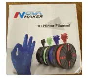NovaMaker PLA 3D Printer Filament, White PLA Filament 1.75m