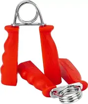 CanDo Hand Grip Exerciser Pair - Red, Light - 6 lb