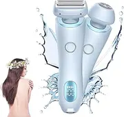 Duskofficial Razor,Silkbabe Lady Shaver,Omicove Goddessglide Shaver,Ladies Glide Pro 3.0 Razor,Eviay Premium Shaver For Women,Painless Hair Removal For Women Bikini,The Mermaid Shaver (Blue)