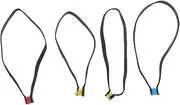 Milisten 4PCS Tippet Spool Ring Fishing Line Spooler Elastic Line Keeper Holder Durable Tool for Easy Threading Versatile Fishing Tackle Accessories