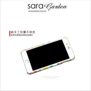 客製化 手機殼 iPhone 8 7 Plus X 硬殼 簍空 手繪碎花條紋