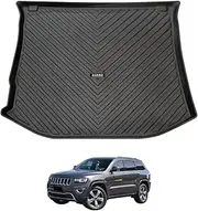 AUSGO 3D Cargo Mat Compatible with Jeep Grand Cherokee WK Series 2010-2021, All-Weather Heavy Duty Boot Liner Luggage Tray Trunk Mat