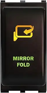 12V Push Button Switch Mirror FOLD for Nissan Pathfinder R51 Navara D40 Patrol GU4-8 Y61 Y62 X-Trail T31 Dual LED Amber Green ON/Off