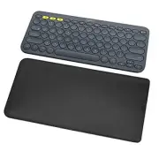 PU Leather Logitech Keyboard Cover Sleeve Case for Pebble 2 & K380s, K380 Black