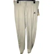 Adidas Mens Incite Climalite Closed Bottom Baseball Pants Traditional Cut Sz Lg