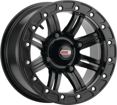 GZ801 LiteLoc 14x10 5+5/0mm Offset 4x136 110mm CB Matte Black w/BH-H2020M Wheel