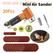Mini Air Sander 1/2/3'' Sandpaper Dual Action Random Orbital For Buffer Car Body