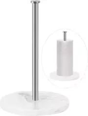 Paper Towel Holder Marble Kitchen Towel Stand Silver Paper Roll Holderfor Bathro