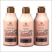 Nutri Force Home Care Cosmetics Cassava Almond Maintenance 3x300ml Nature-