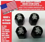 AMC AMX American Motors Gremlin Black Billet Valve Stem Caps -Very Nice! Unique!