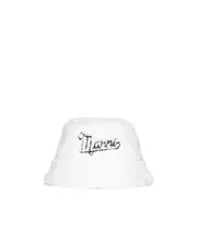 shearling bucket hat S,M White