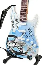 Miniature Guitar Art Series Pink Floyd The Wall White