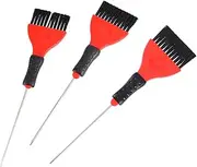 GANAZONO 3pcs Hair Tinting Tools Hair Dye Brushes for Salon Use Comfortable Grip Lightweight Practical for Color Mixing and Tint Application
