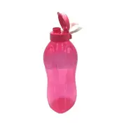 Tupperware ECO Bottle Water Extra Large 2 L/ 64 OZ in Pink Punch Color w/Handle