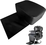 Booster Seat for Barber Chair, PVC Salon Booster Seat Cushion Pads Salon Chair Barber Chair for Kids Hair Cutting Boat Booster Seat for Driver Cushion for Styling Chair, Barber Spa Equipment