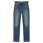 [GANNI] Stretch Future Denim Carri Belt Jeans
