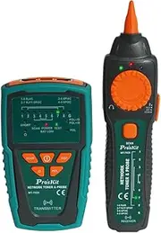 Tools Solutions MT-7028 Network Toner & Probe Kit Continuity, Shorts, Opens and Crossover on RJ45 LAN Cable Cat 5、5e、6、7 (UTP/STP)、RJ11/12 Telephone Cable Cat. 3 (2/4/6 pin)(MT-7028)