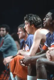 Alvan Adams Phoenix Suns looks on from the bench v the Washington- 1976 Photo