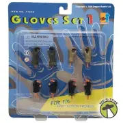 Dragon Gloves Set 1 For 1/6 Male Action Figures 2000 Dragon Models #71038 NRFP