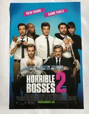 Horrible Bosses 2 Movie Poster 2014 Jason Bateman 17 x 11 in. Jamie Foxx