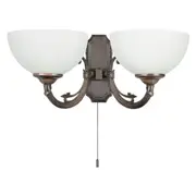 Savoy Indoor Wall Light 2Lt in Oil-Rubbed Bronze