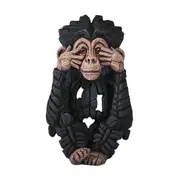 Edge Sculpture - Baby Chimp See No Evil Figure