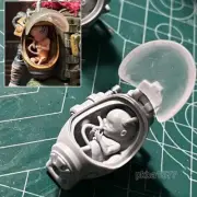 Unpainted 1/18 Scale 3.75'' Baby Cabin Action Figure Man Boy Toy Decor Gift