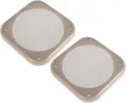 ZUNOXAZ 2 Pcs Speaker Grill Cover Durable Audio Protective Mesh Guard Chic Decorative Speaker Net Decorative Cover