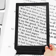 3X Full Page Magnifier A4 Large Page Reading Magnifier Portable Reading Aid Lens Reading Books and Newspapers and Low Vision Aid (2 Packs)