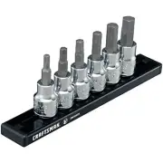 CRAFTSMAN V-SERIES Socket Set, Hex SAE, 3/8 Inch Drive, 6 Piece (CMMT17700V)